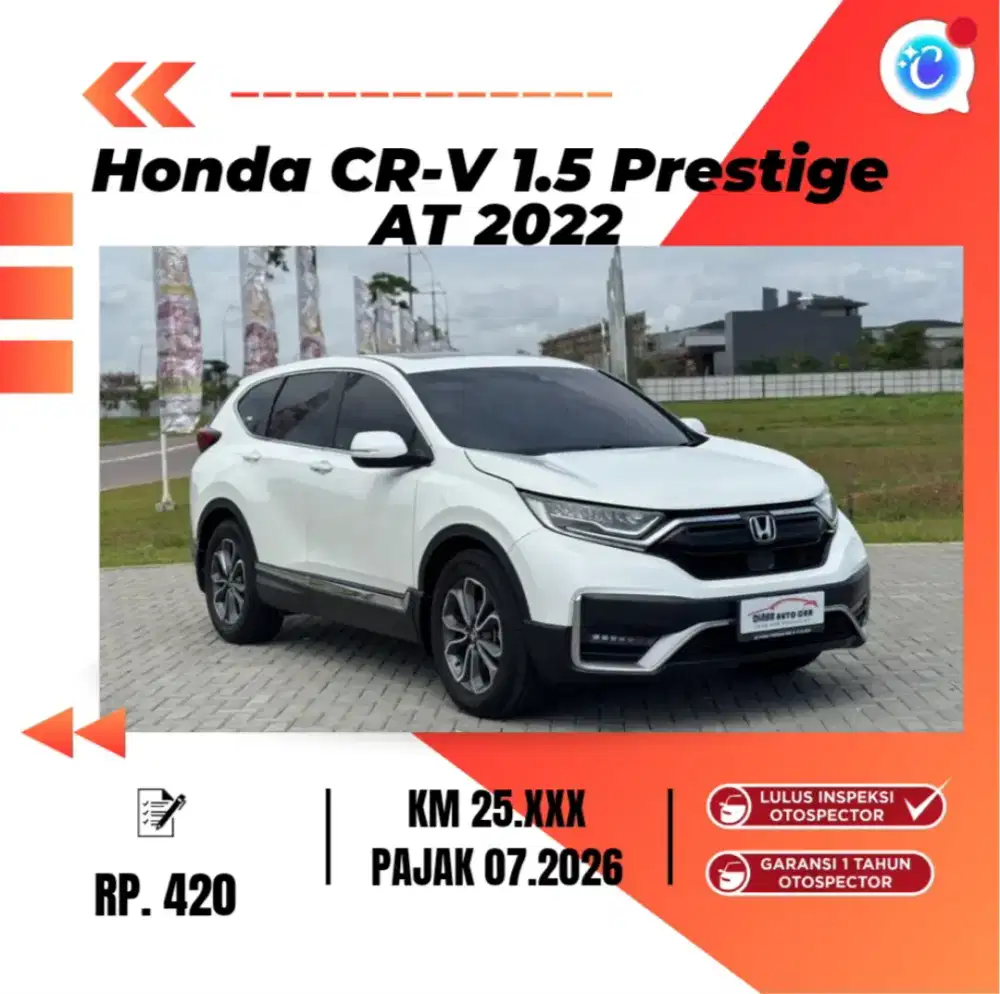 CRV 1.5 Turbo Prestige 2022 KM 24RB