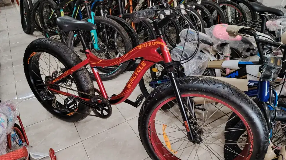 dijual sepeda wim cycle fatman ukuran 26