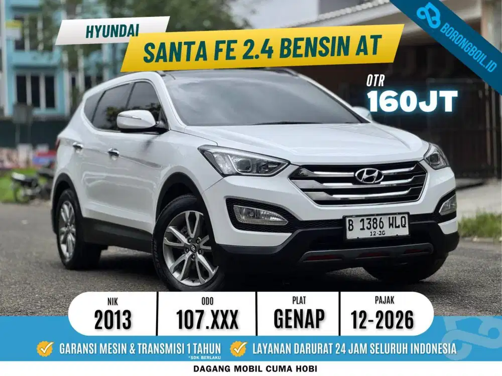 Santa Fe 2.4 Bensin AT 2013 Putih Metalik