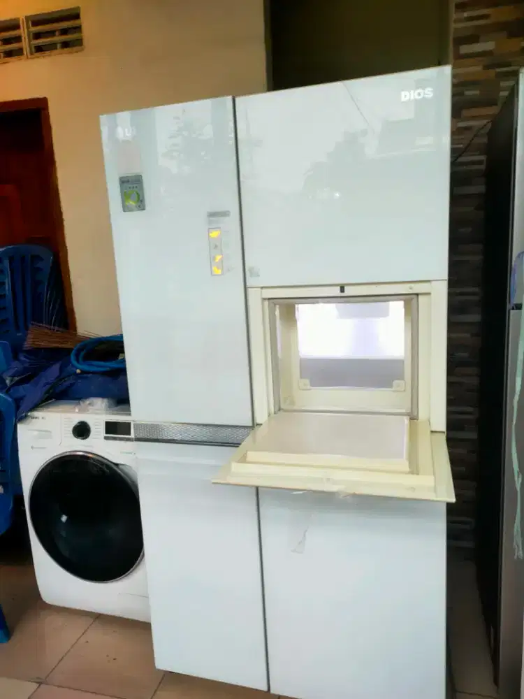 Kulkas lg side by side normal mulus