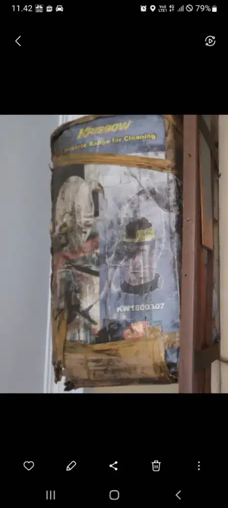 Krisbow vacum cleaner wet and dry