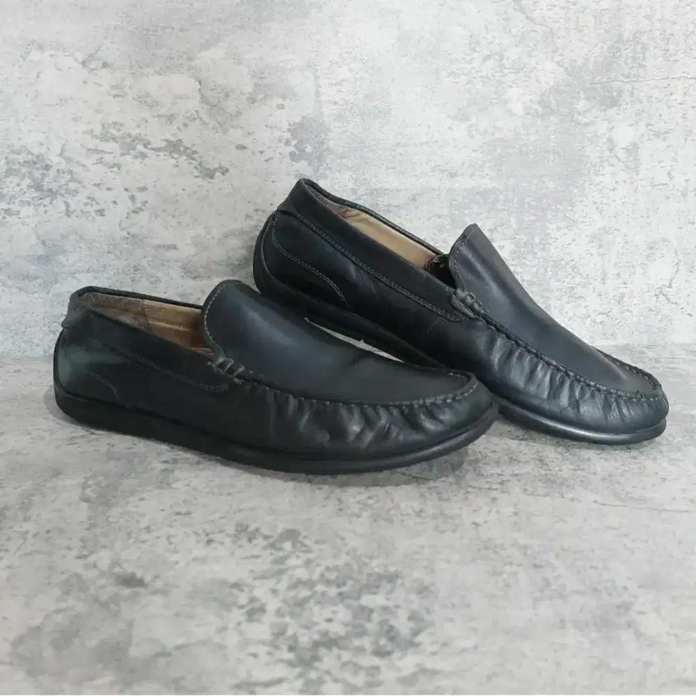 Sepatu Ecco Slip on full black