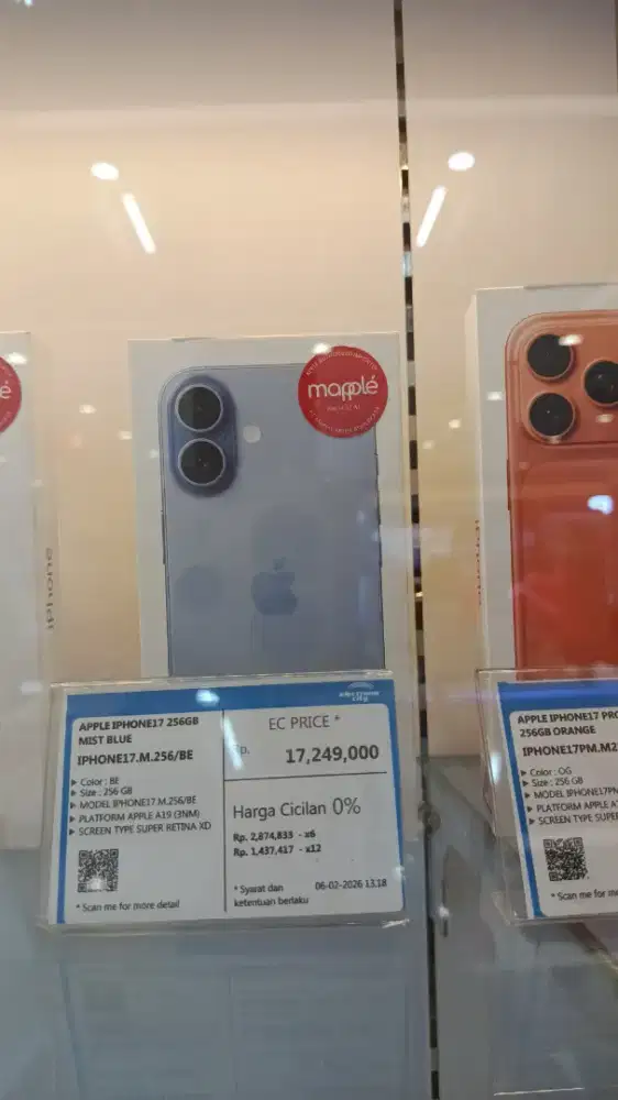 iPHONE 17 256GB MIST BLUE BISA CICILAN TANPA KARTU KREDIT