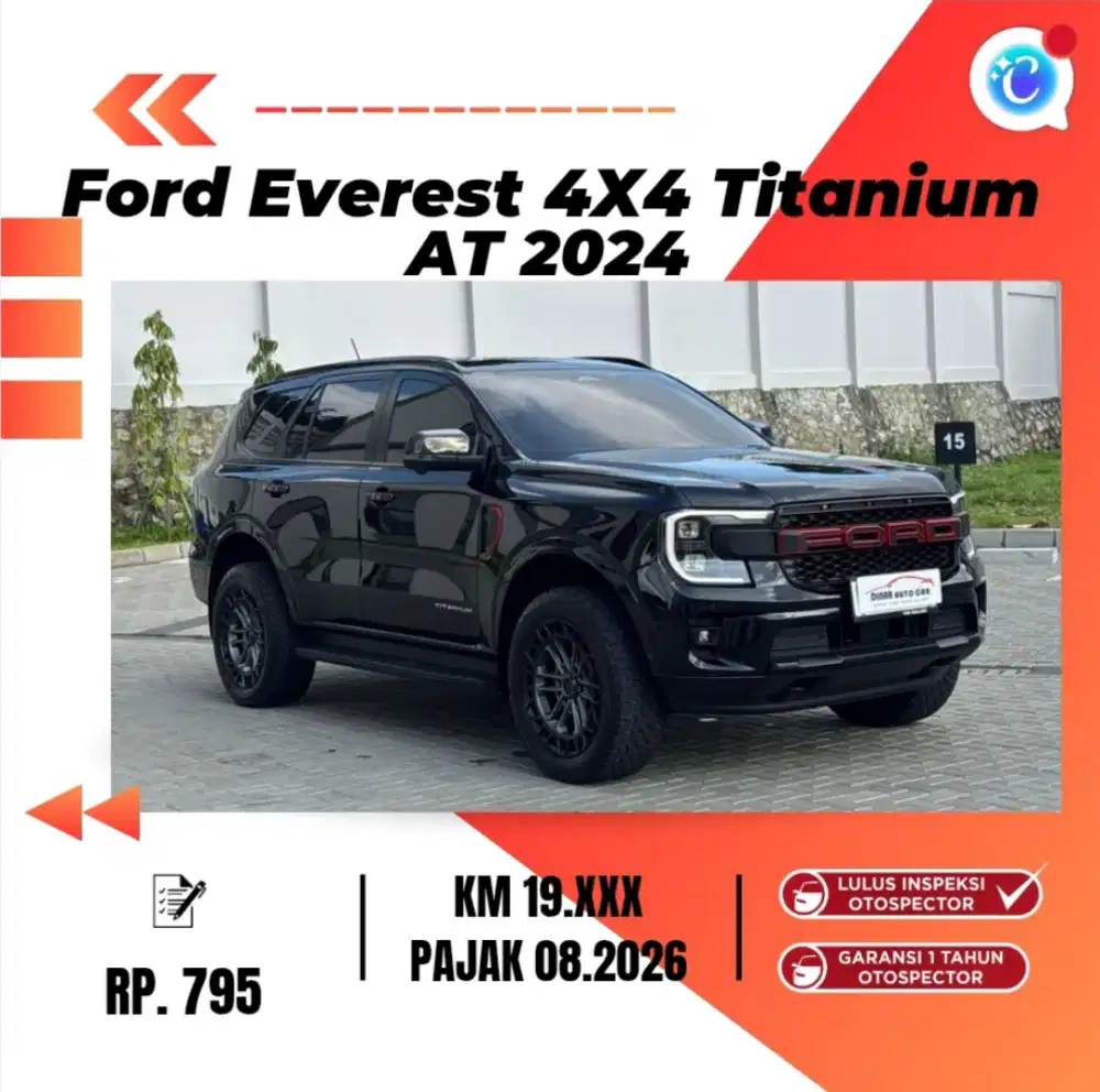 Ford Everest Titanium 4x4 2024 KM 19RB