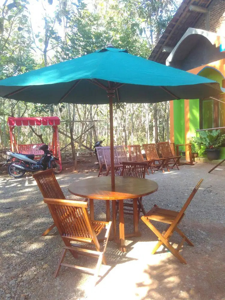 Kursi Set Meja Tenda Payung  Kualitas