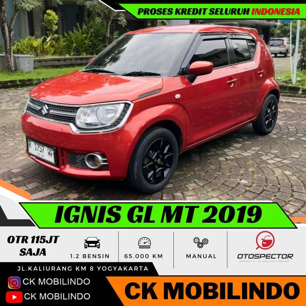 Suzuki Ignis GL Manual 2019 Plat R DP Minim Swift