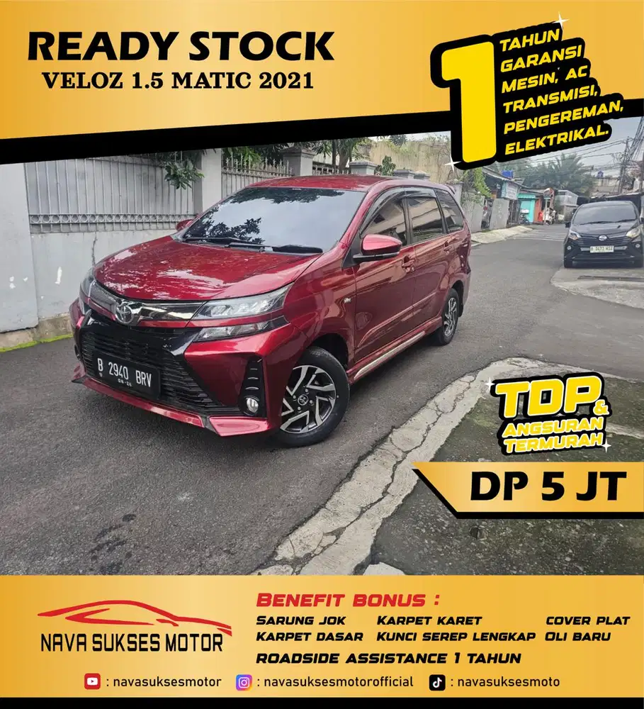 TDP 5 JUTA - VELOZ MATIC 2021