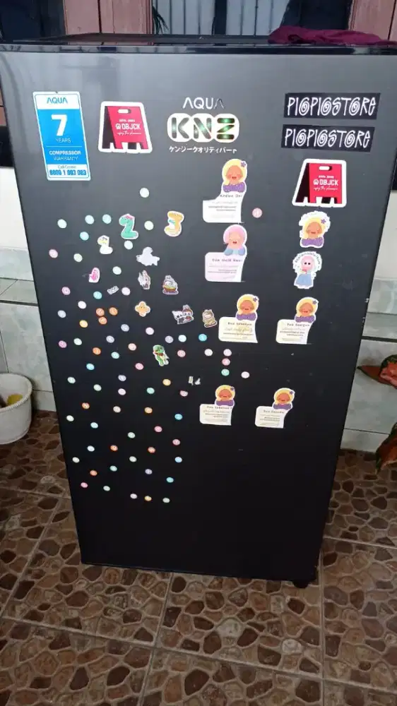 Jual cepat kulkas merk AQUA 1 pintu