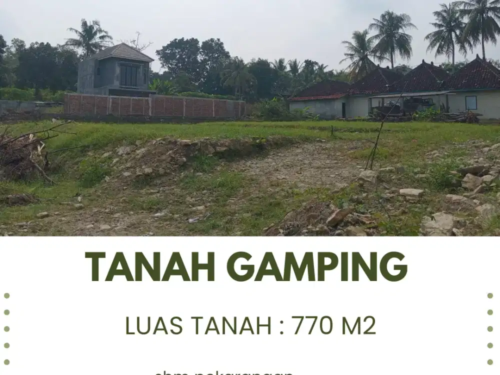 Tanah Jogja Kost Area Kampus UII Kaliurang SHM Pekarangan