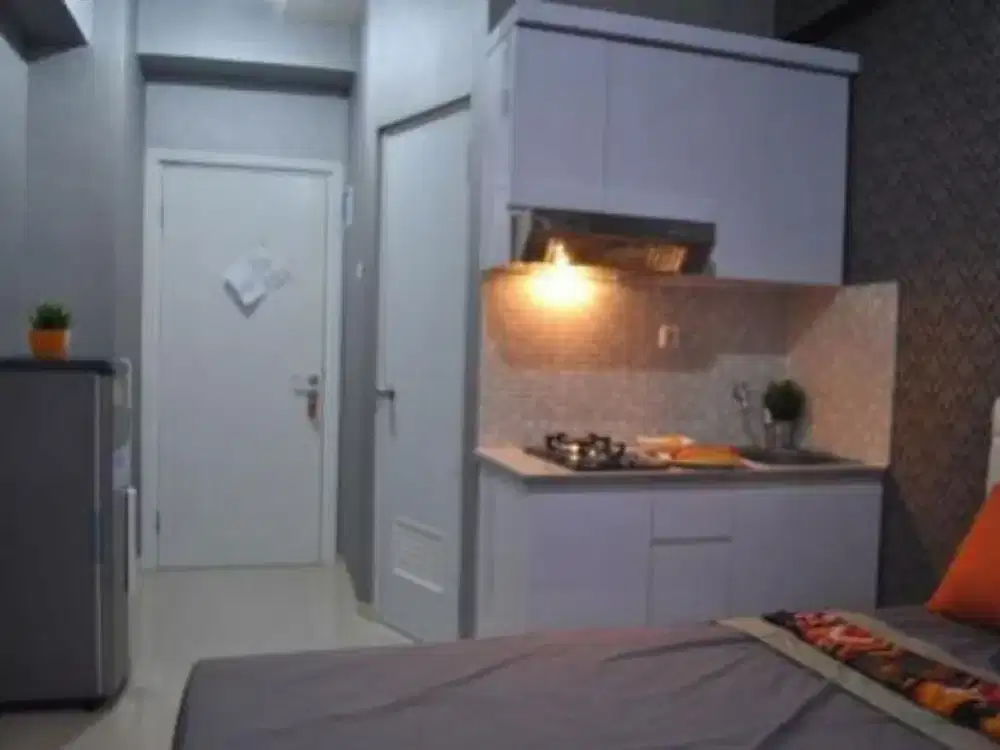 GREEN PRAMUKA CITY APARTEMEN STUDIO FULL FURNISHED SCARLET ATAS MALL TOWER TENGAH KOTA JAKARTA