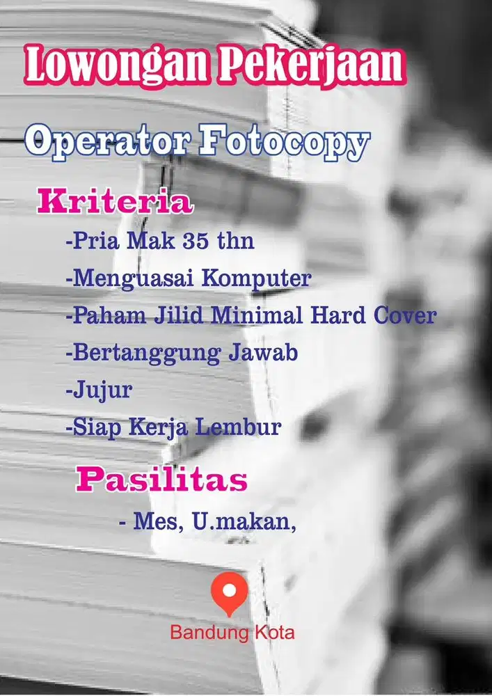 Operator Fotocopy