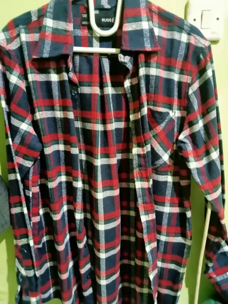 Jual kemeja Flanel merk Russ Co