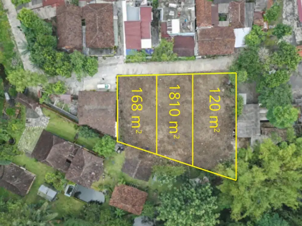 Tanah Dekat Kampus UII Jalan Kaliurang di Pandaran Jogja