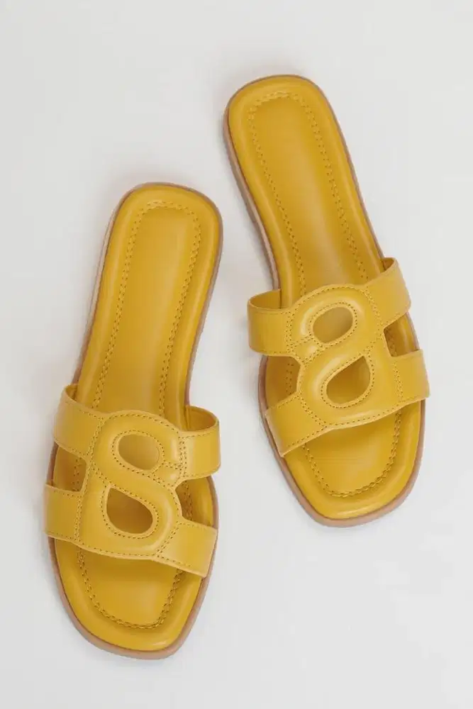 ButtonScarves Kefi Sandal Yellow Size 41