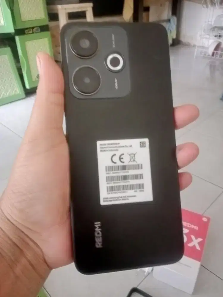 Hp Ortu Redmi 13x 8+4/128 Fullset garansi