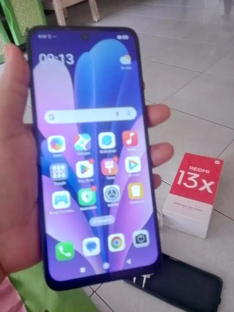 Hp Ortu Redmi 13x 8+4/128 Fullset Garansi