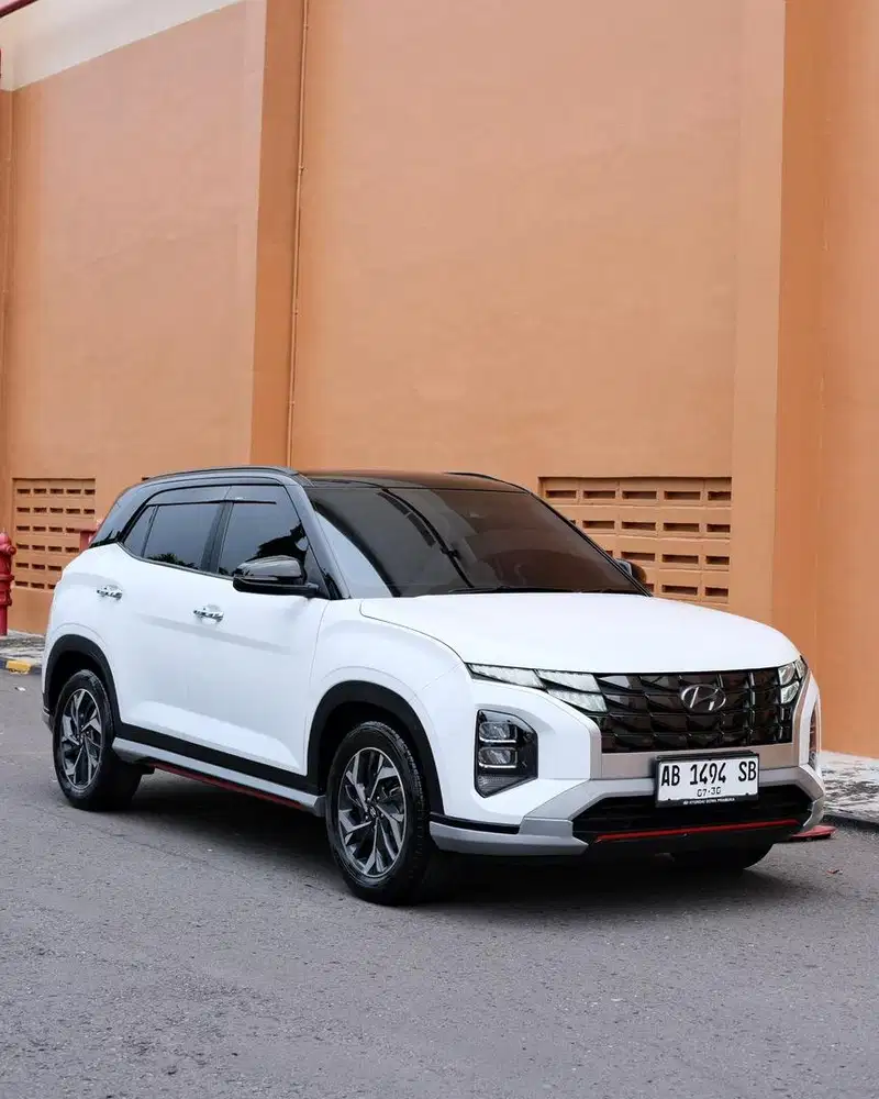 (DP 10jt) HYUNDAI CRETA 1.5 PRIME IVT 2022 TWO-TONE WHITE
