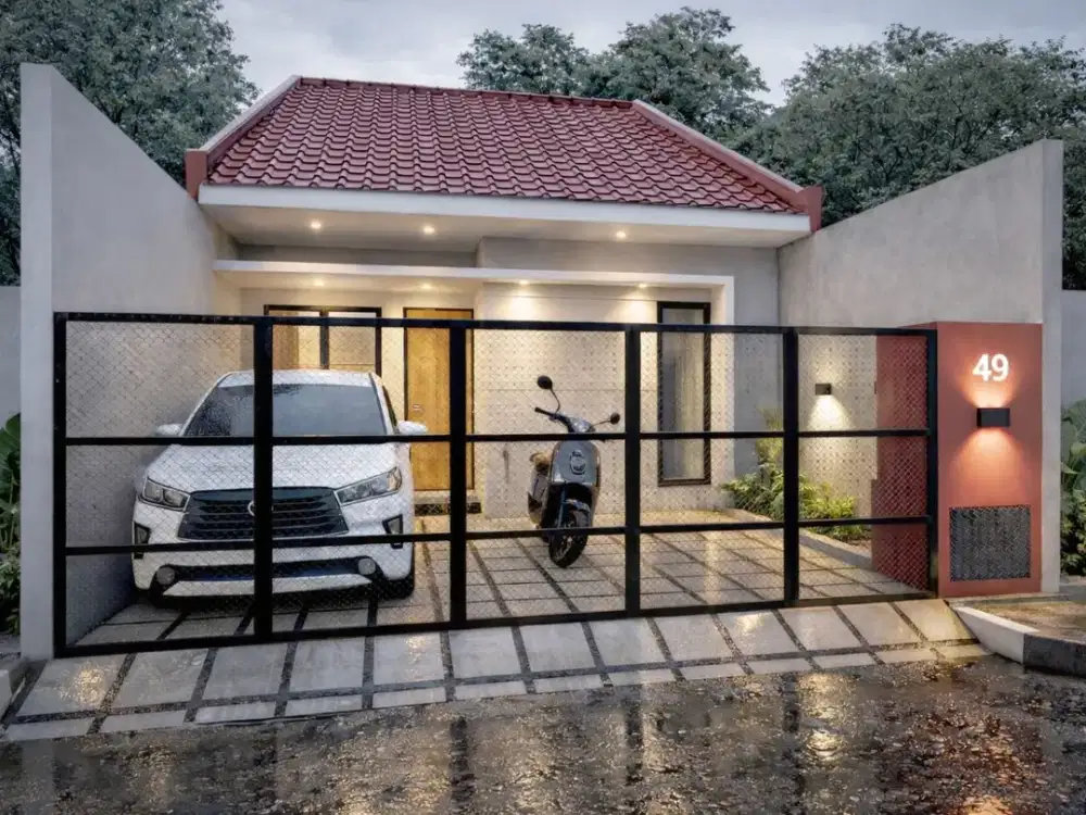 Rumah Baru 1 Lantai Ada Taman Kecil Kalijudan Asri