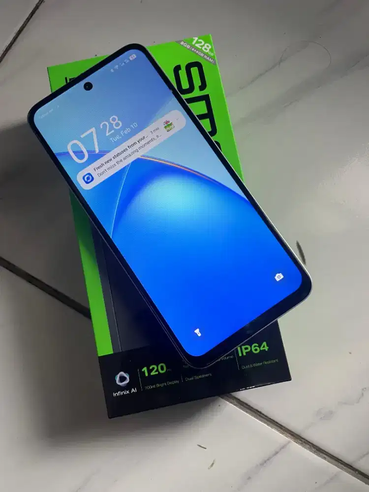 Infinix smart 10 8/128 garansi panjang