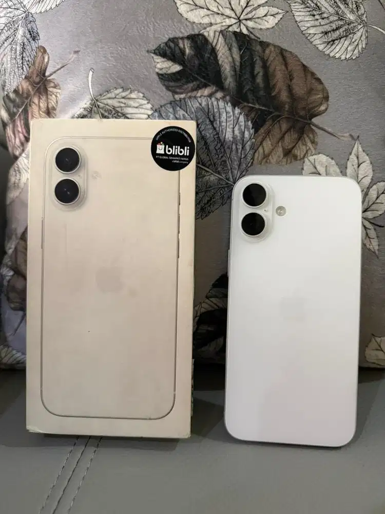 iPhone 16 Plus + putih 128 gb ibox blibli