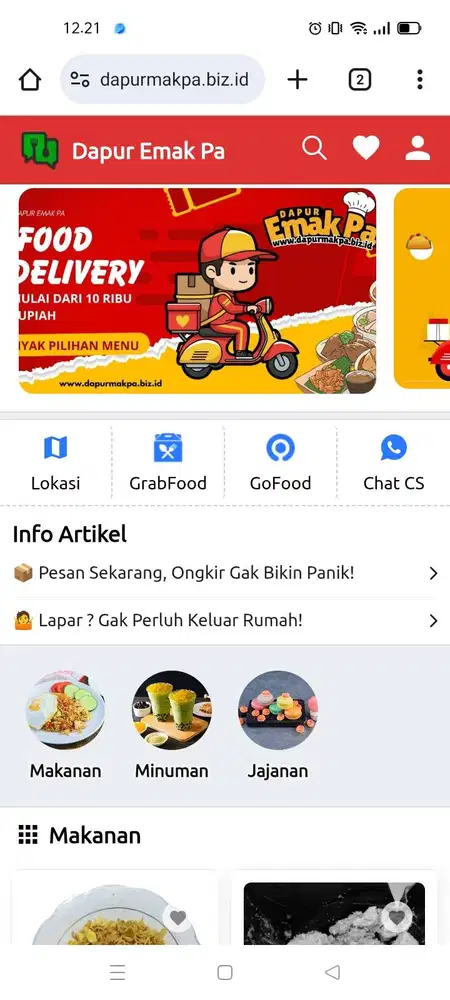 Jasa pembuatan website UMKM