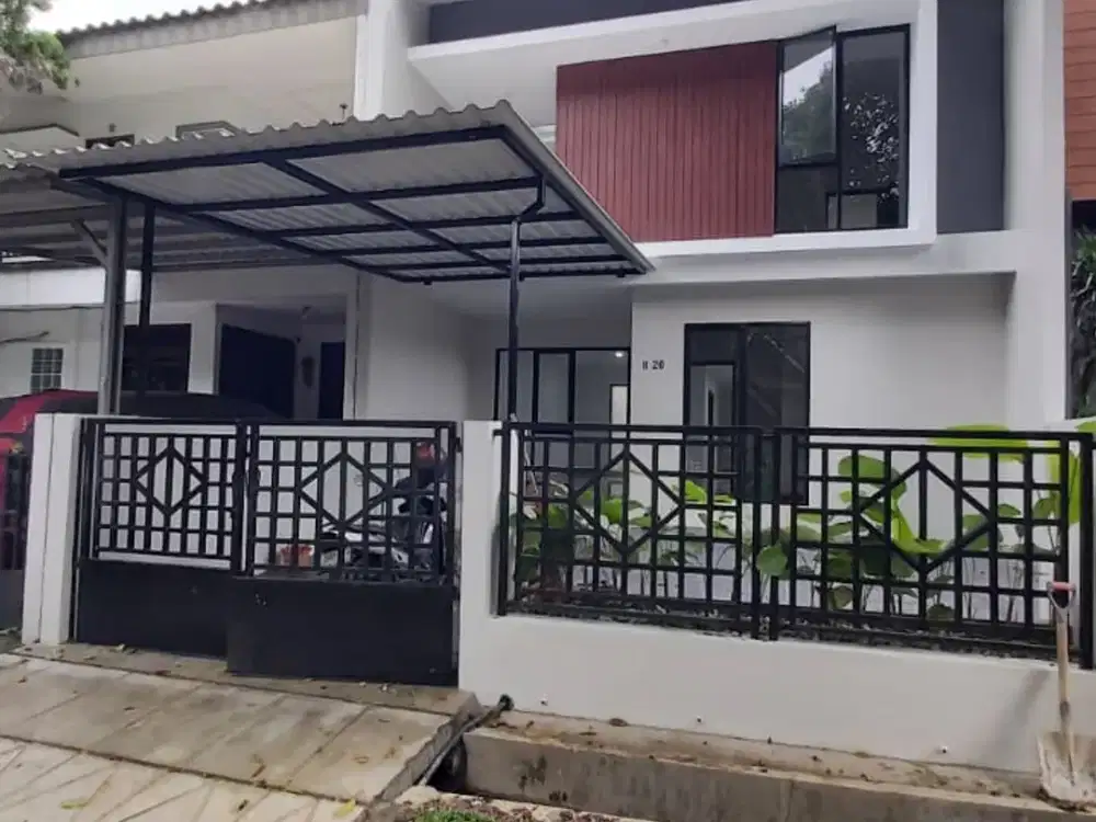 Rumah Baru Minimalis 2 lantai Siap Huni di Giri Loka BSD Dekat Tol