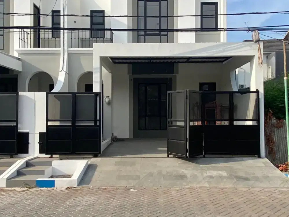 Rumah Palem Selatan, Pondok Chandra Indah, American Modern Baru Gress 3 Lantai