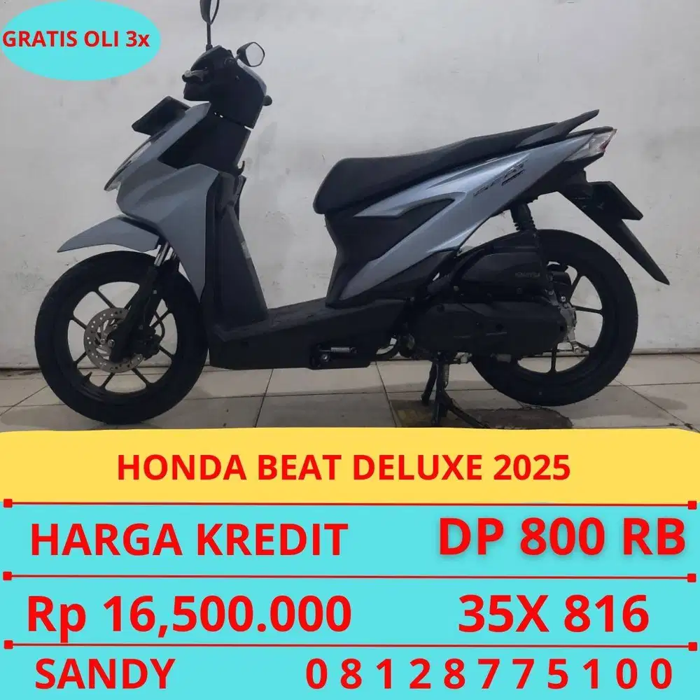 HONDA BEAT DELUXE 2025 DP MURAH 800 RIBU GUYSS