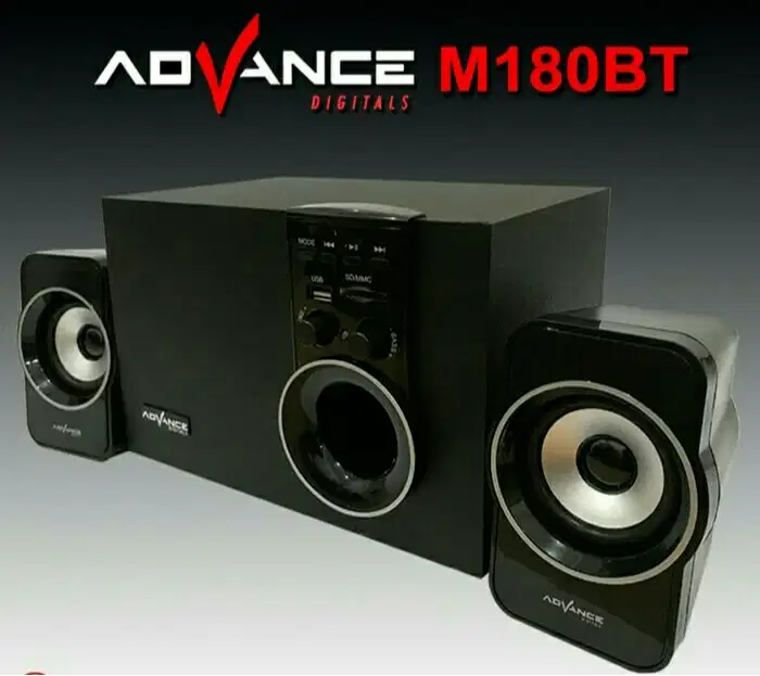 Speaker Advance Aktif Portable M180BT Bluetooth Subwoofer BASS Advan