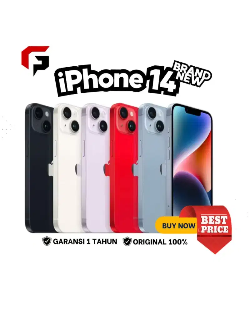 iPhone 14 128 GB Starlight New Garansi Resmi