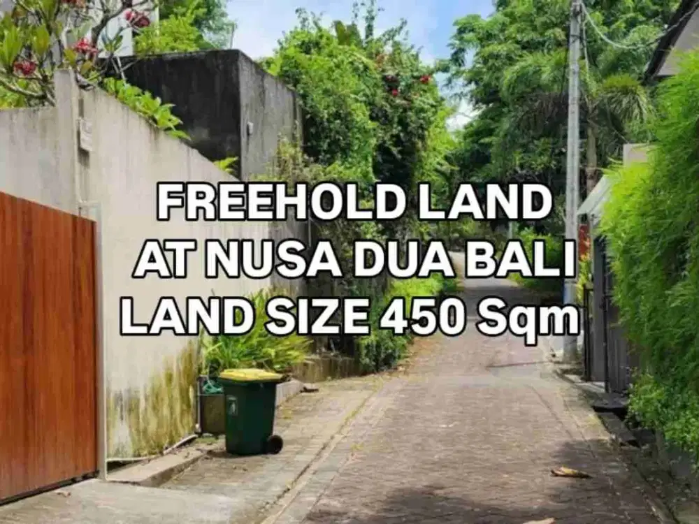 Tanah Dekat Pantai di Kutuh Nusa Dua Kuta Selatan Badung Bali