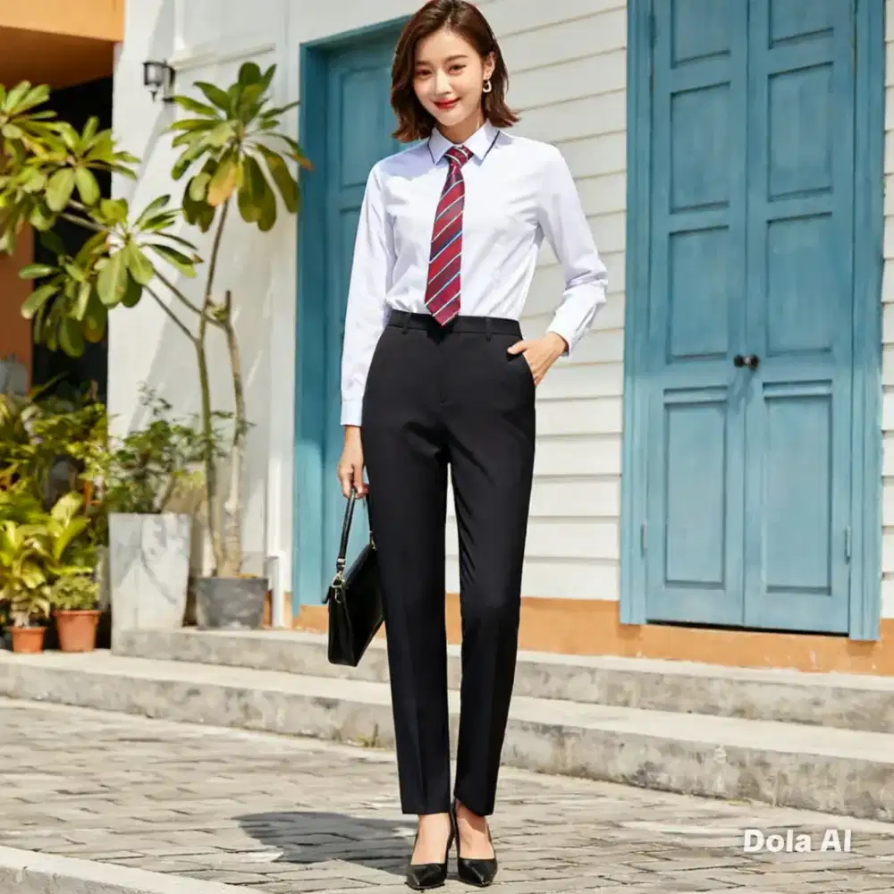 celana panjang wanita pinggang karet size M-5L