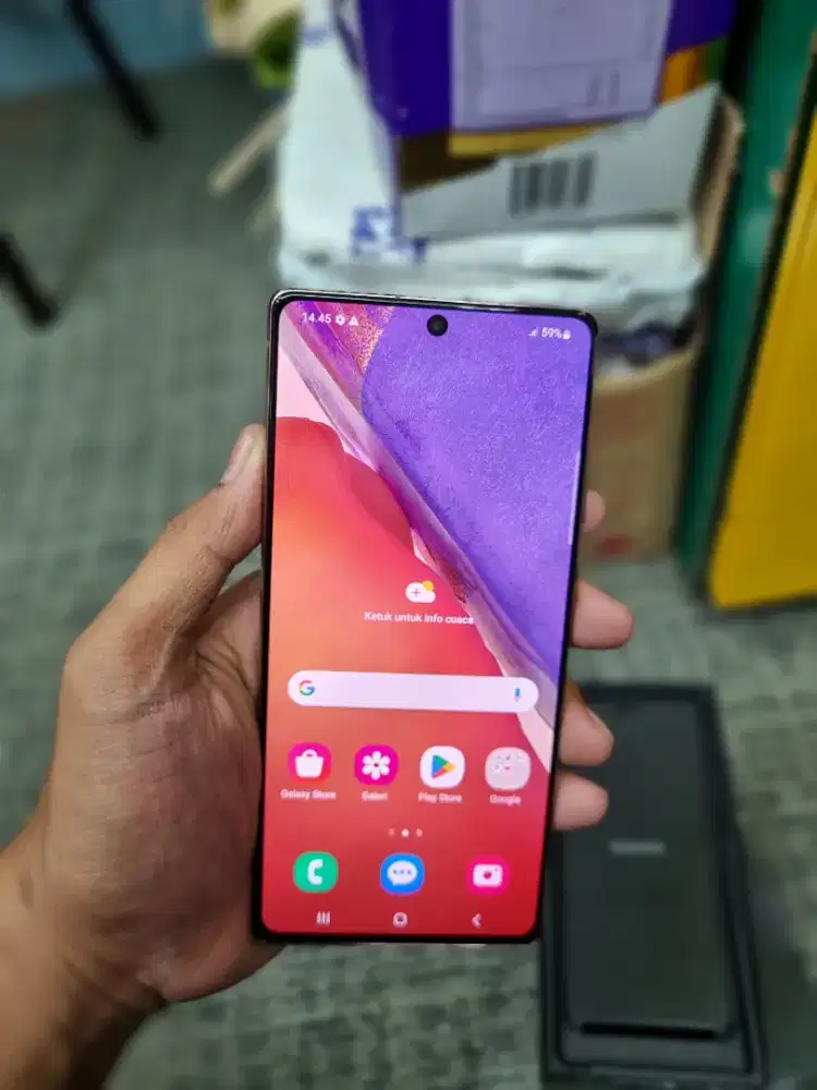 Samsung Note 20 8/256GB Fullset Sein Resmi 100%