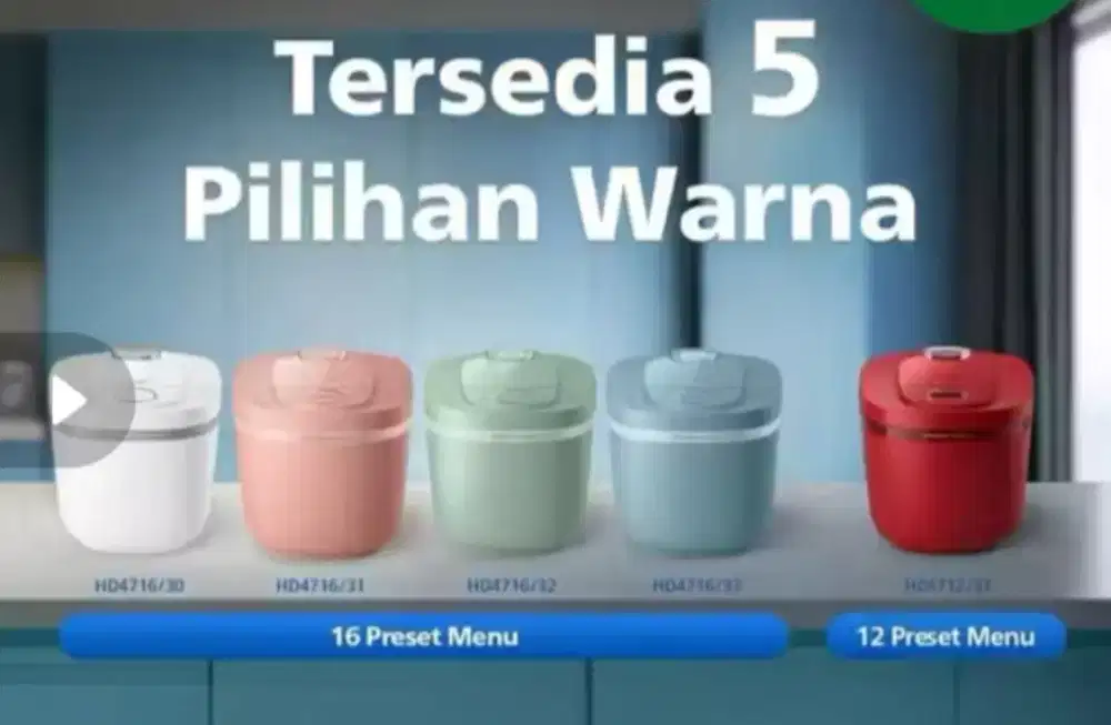 Rice cooker Philips HD 4716 New kinyis kinyis