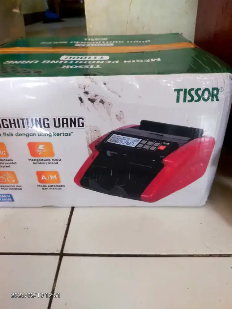 di jual satu unit mesin penghitung uang