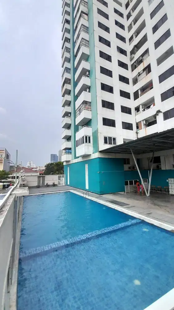 Dijual Cepat (BU) Apartemen, fas. kolam renang, parkir