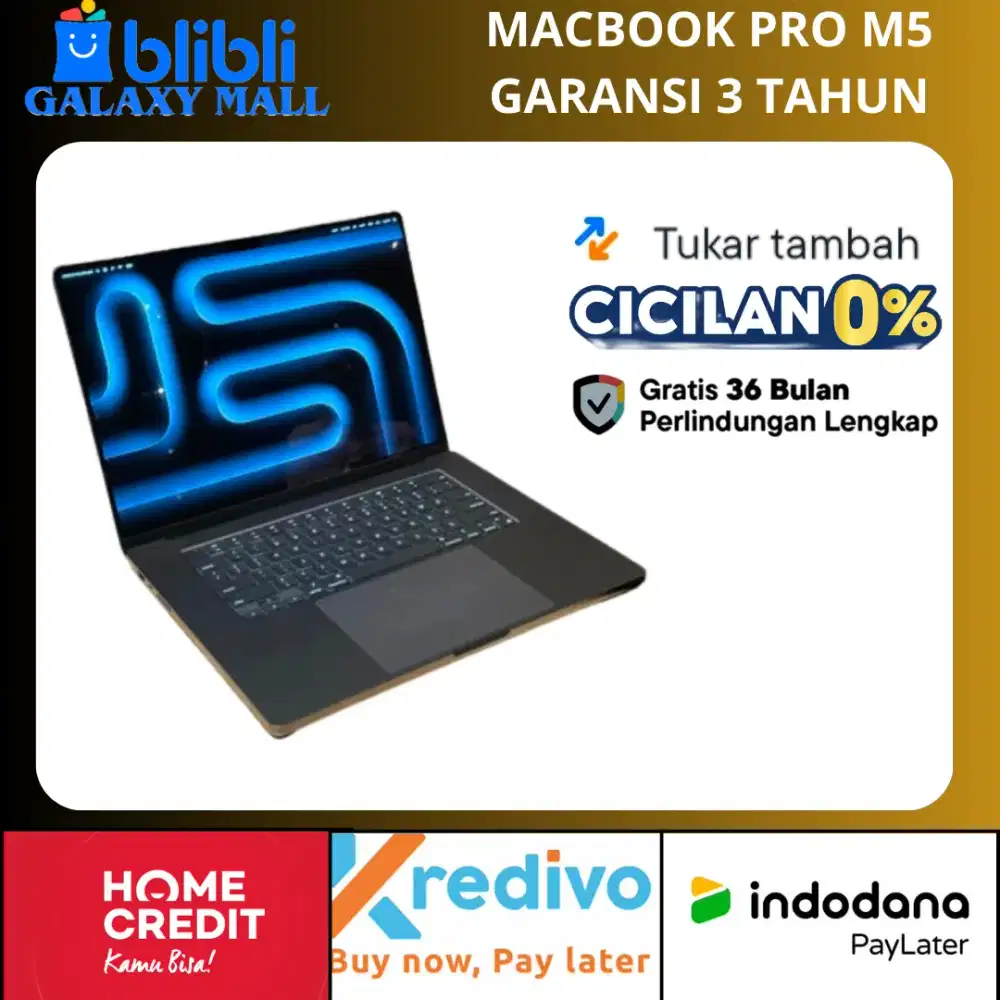 Macbook Pro M5 Terbaru Cicilan 0% Mulai Dari 1,1 Juta