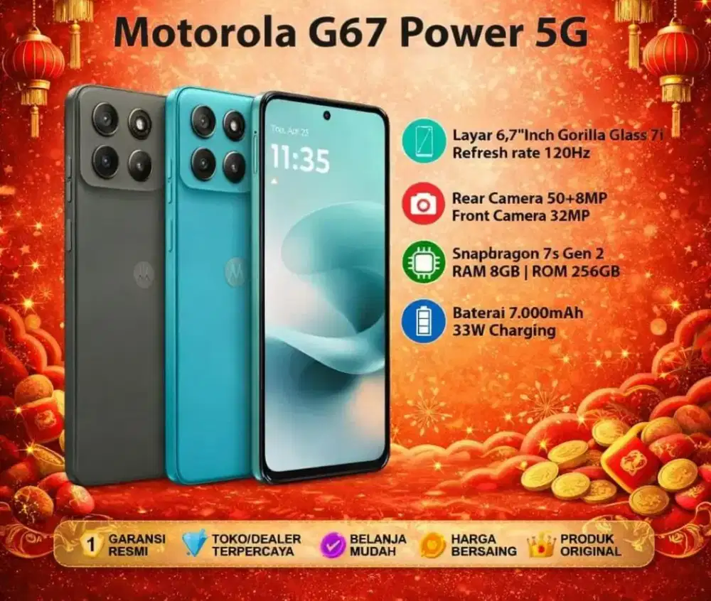Motorola G67 power 7000 MAH