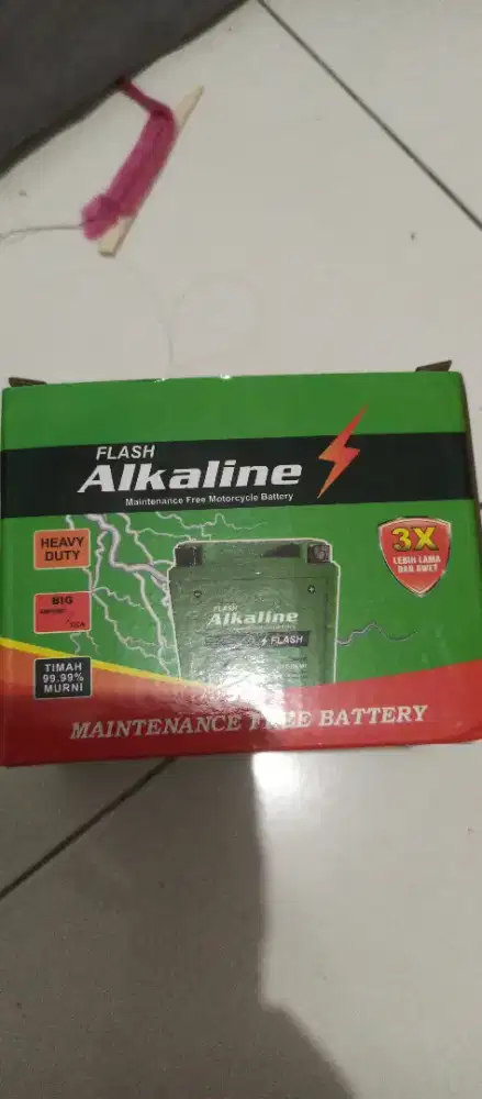 Aki motor matic alkaline