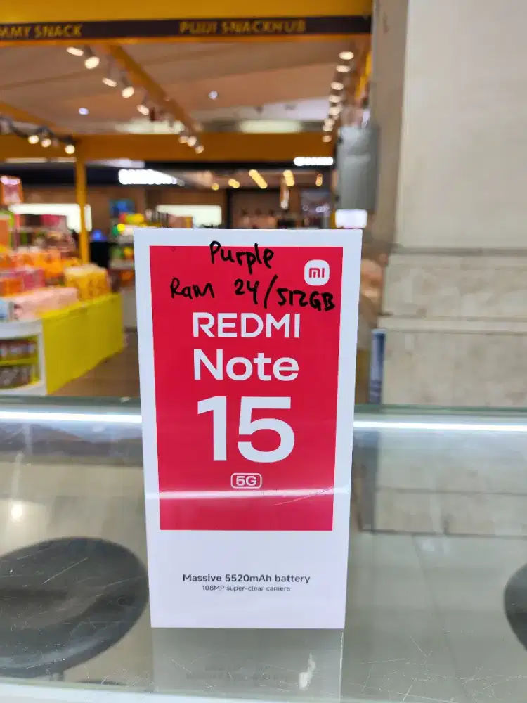 NOTE 15 5G RAM12 ROM512 Snapdragon6 Gen3 High durability display glass