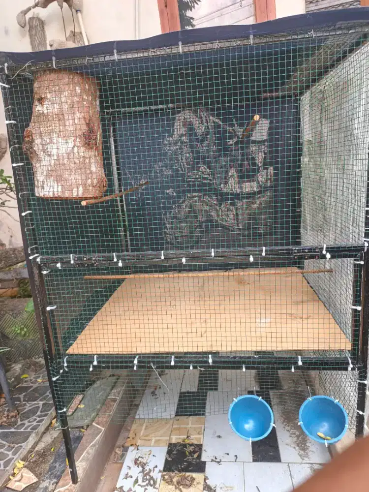 Kandang ternak tinggal masuk burung