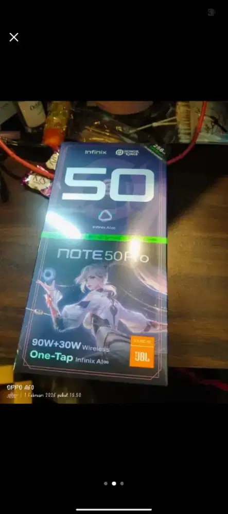 Infinix note 50 pro pemakaian blm sebulan