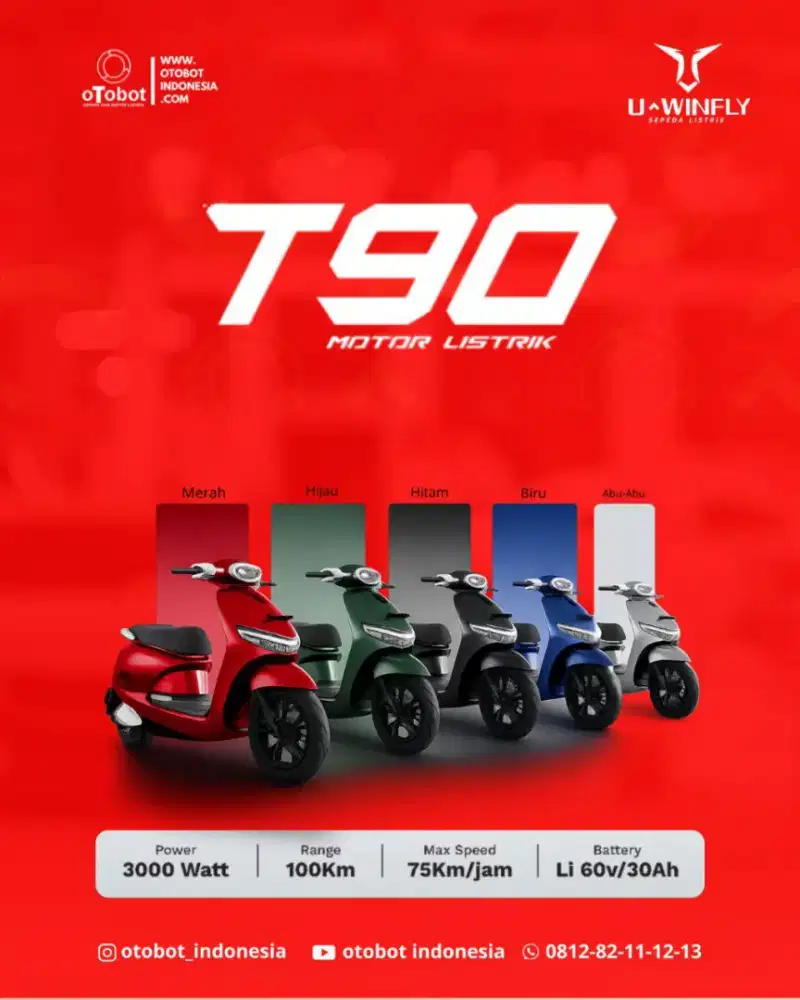 SEPEDA LISTRIK T90 UWINFLY