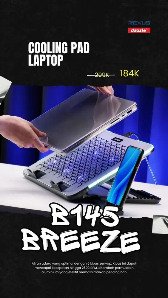 Cooling rexus Breeze B145