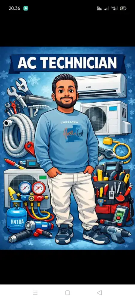 Jasa servis AC kulkas mesin cuci kompa air dll bergaransi