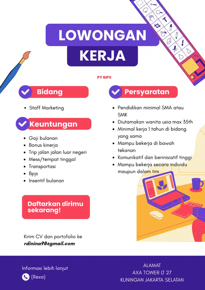 LOWONGAN PEKERJAAN JAKARTA