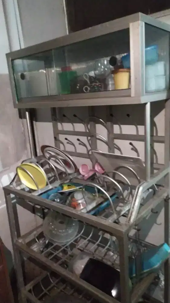 Rak piring aluminium