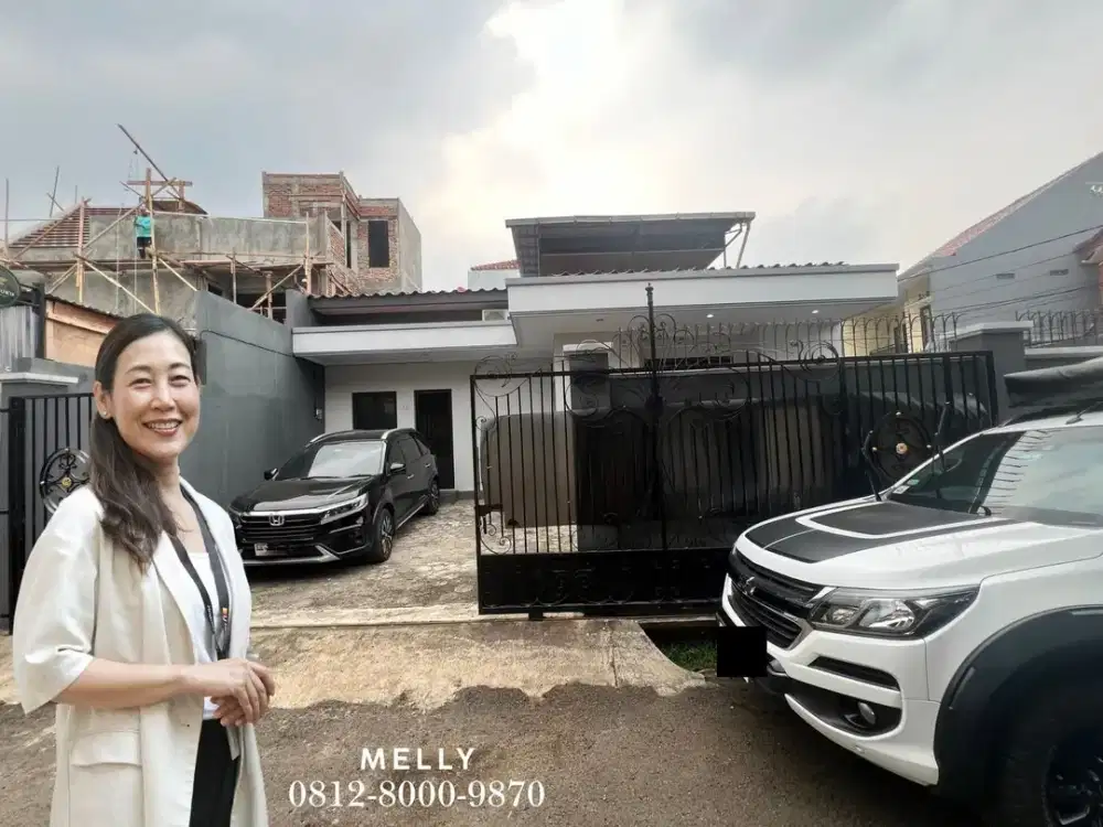 Rumah Design Modern Komplek Pondok Bambu Duren Sawit Jakarta Timur