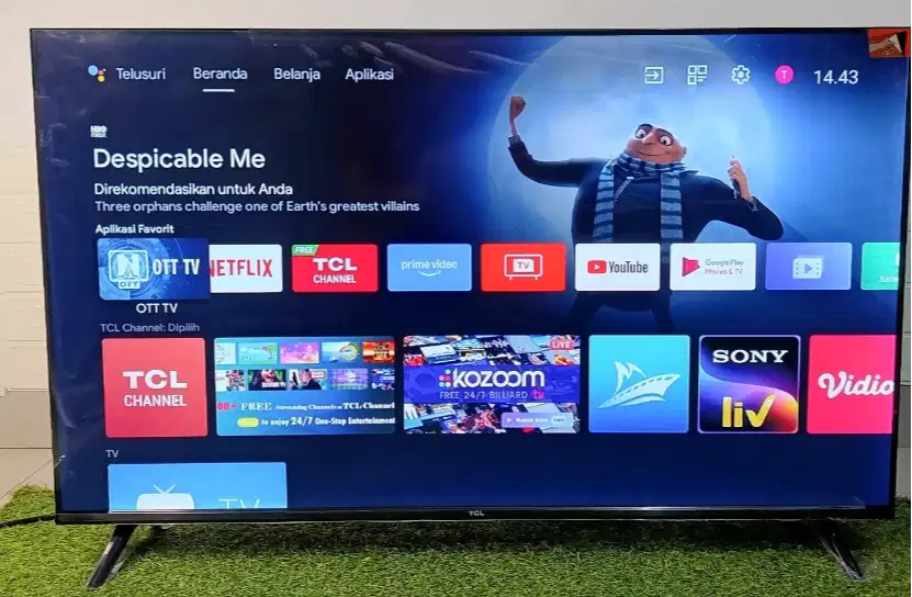 Dijual TCL 43 Inch Smart TV - Android 11 - FHD - Dolby Audio - Google