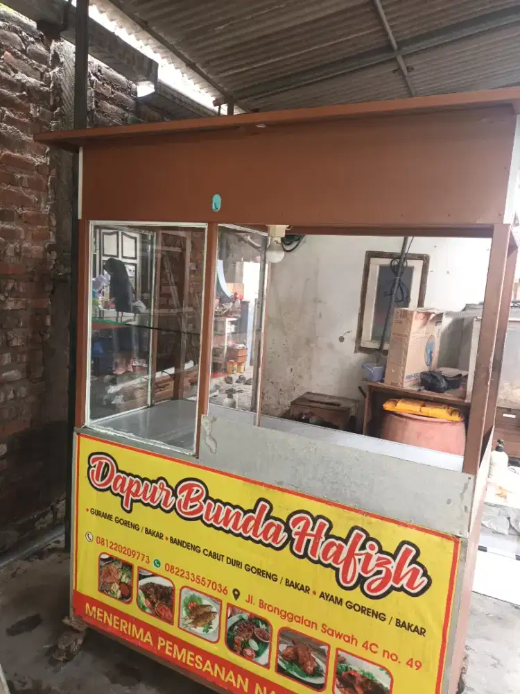 Rombong buat jualan barang mini malis